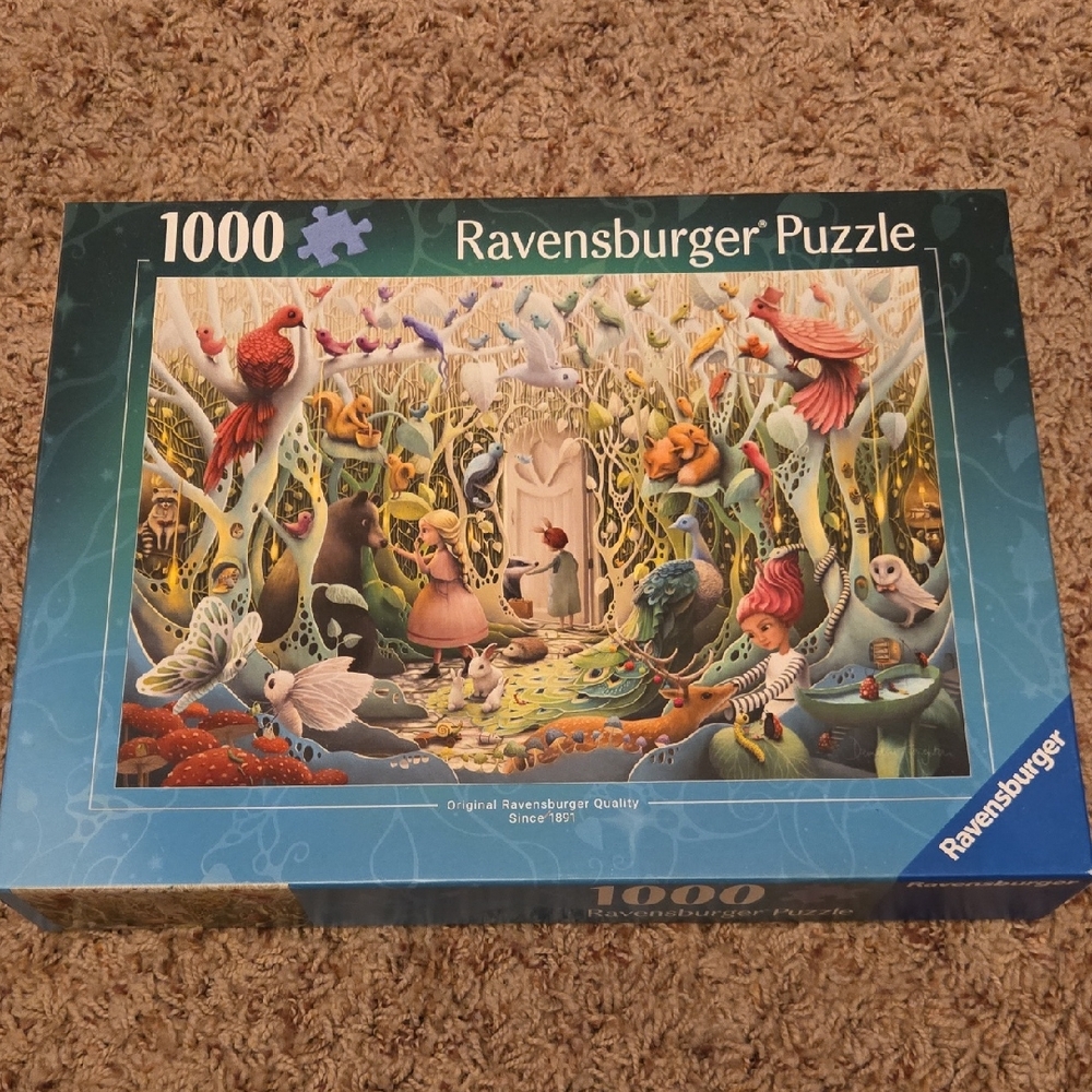Ravensburger Puzzle with Vibrant Forest Scene